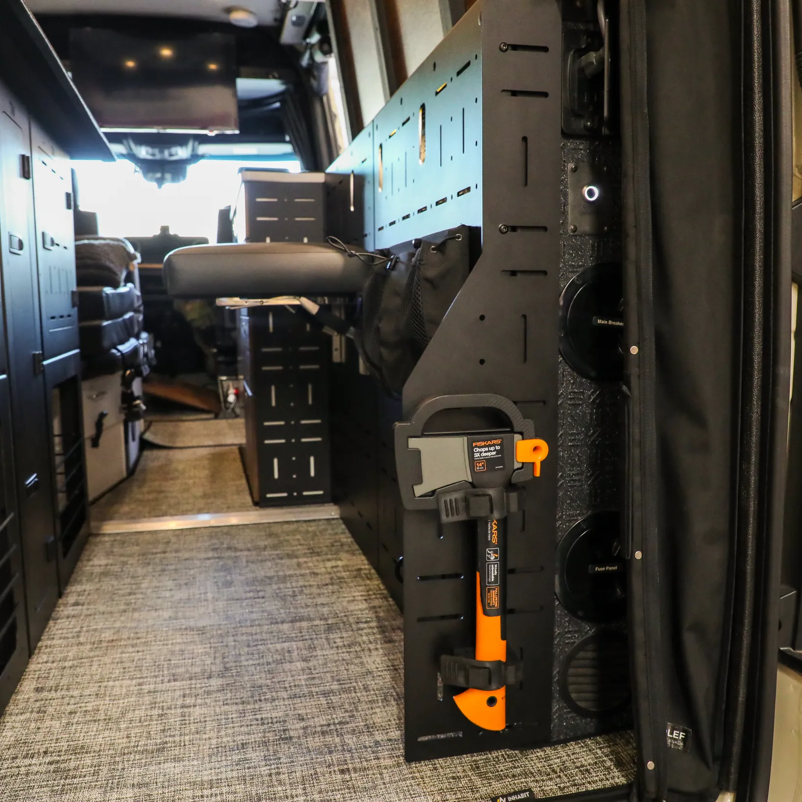Canyon Adventure Vans Passenger Gear Wall Pro for Storyteller Overland - Image 5