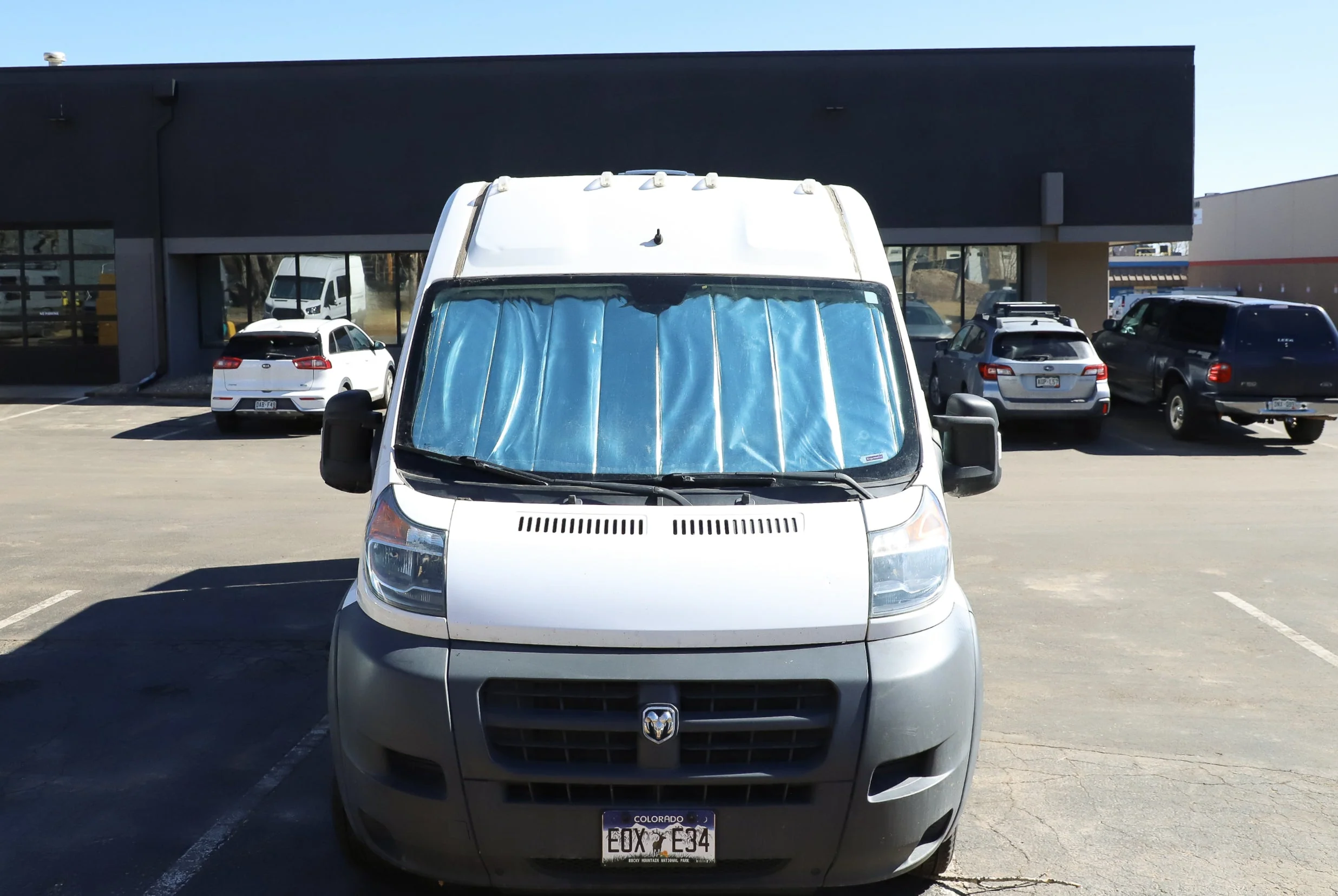 VanEssential Ram Promaster Reflective Front Windshield Cover - Image 4