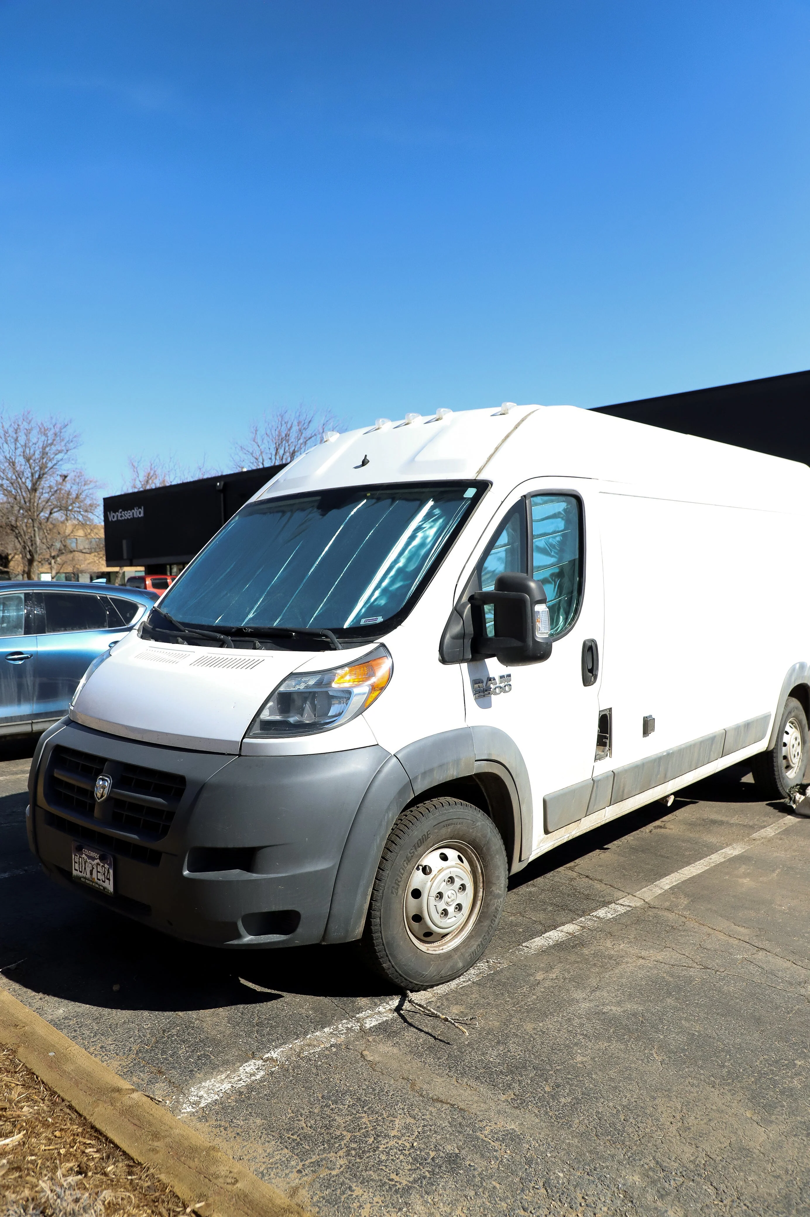VanEssential Ram Promaster Reflective Front Windshield Cover - Image 5