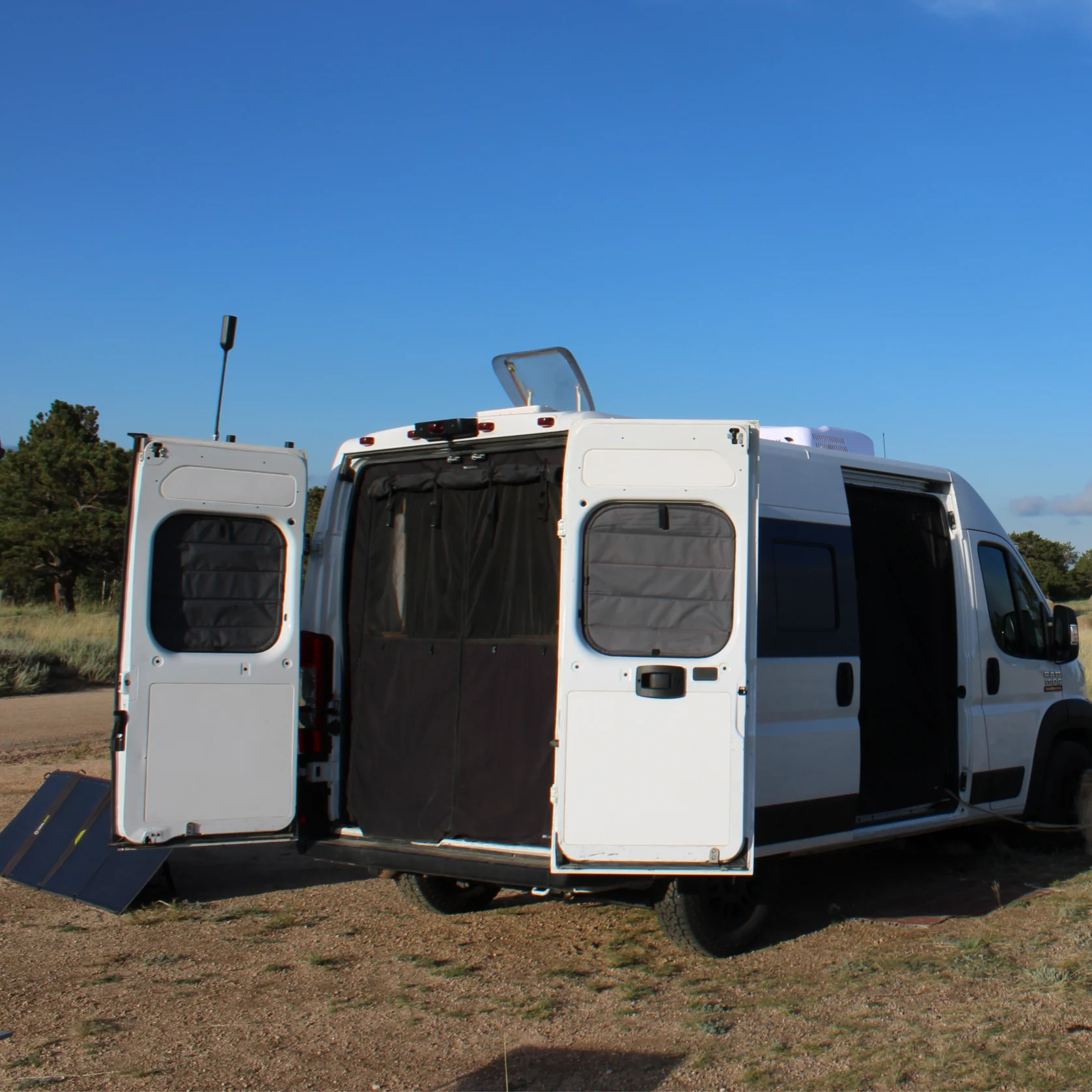 VanEssential Ram Promaster Stealth Rear Door Window Covers (Pair) - Image 9