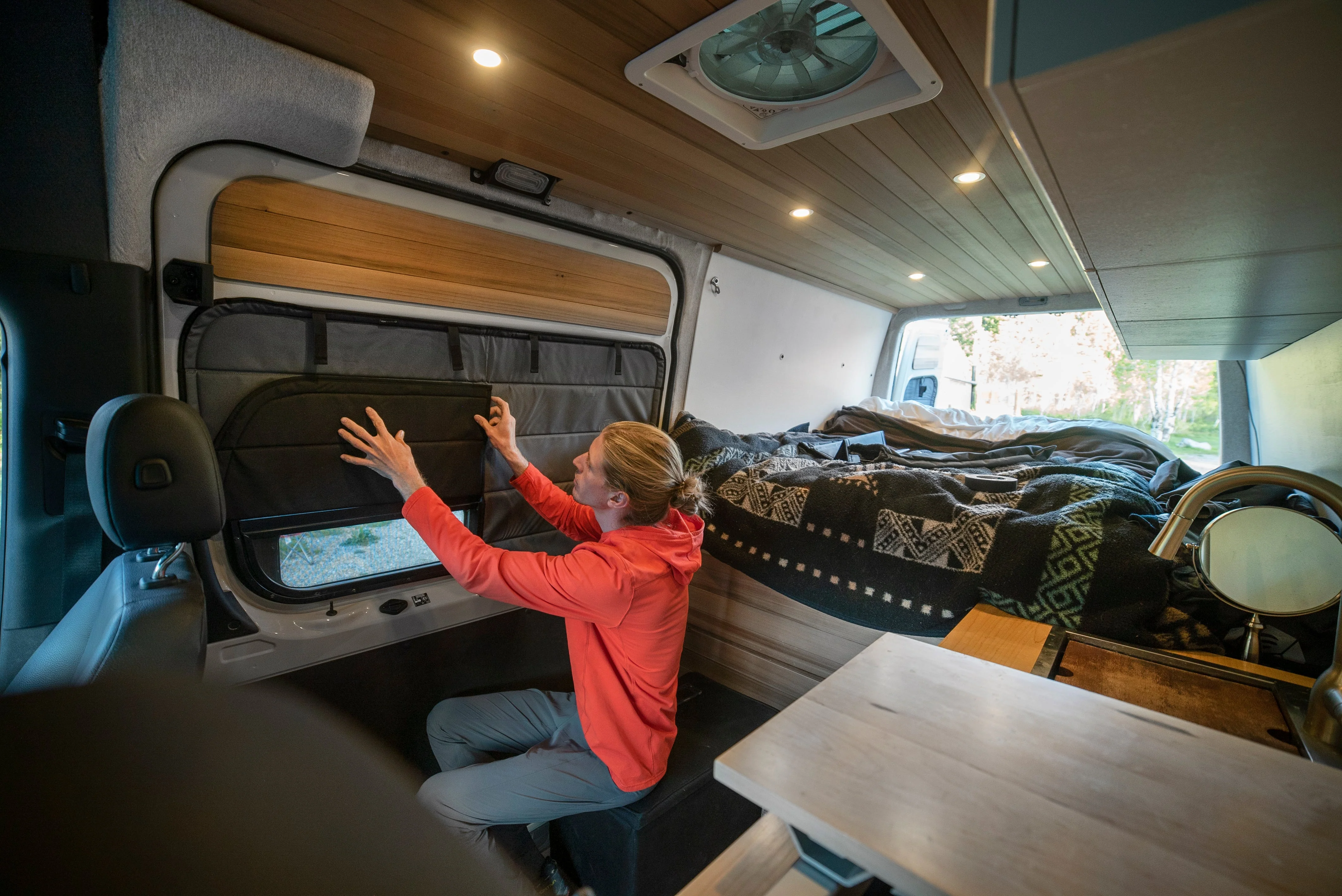 VanEssential Ram Promaster Stealth Sliding Door Window Cover - Image 7