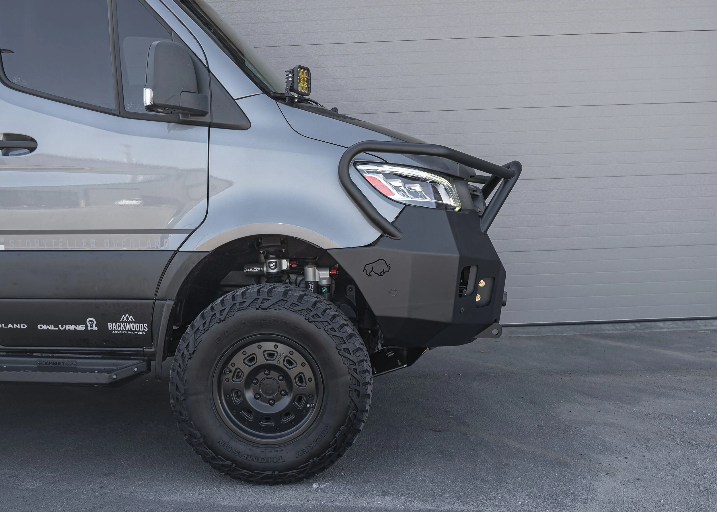 ROAMBUILT Mercedes Sprinter Full Guard Front Bumper (2019-2024) - Image 12