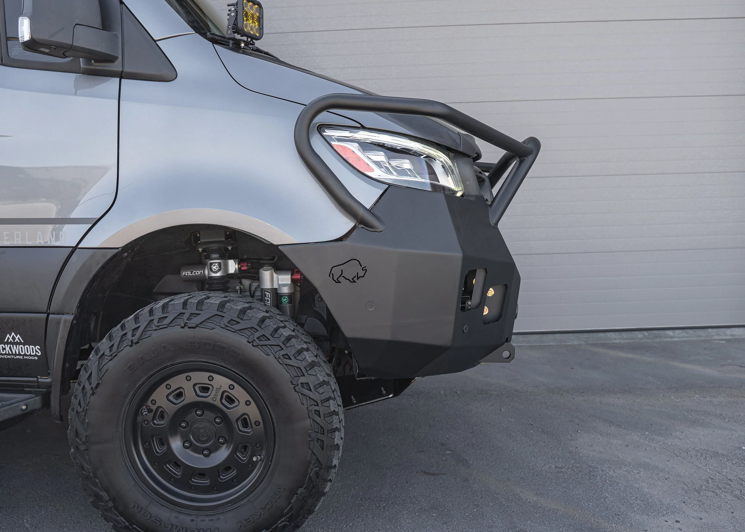 ROAMBUILT Mercedes Sprinter Full Guard Front Bumper (2019-2024) - Image 3