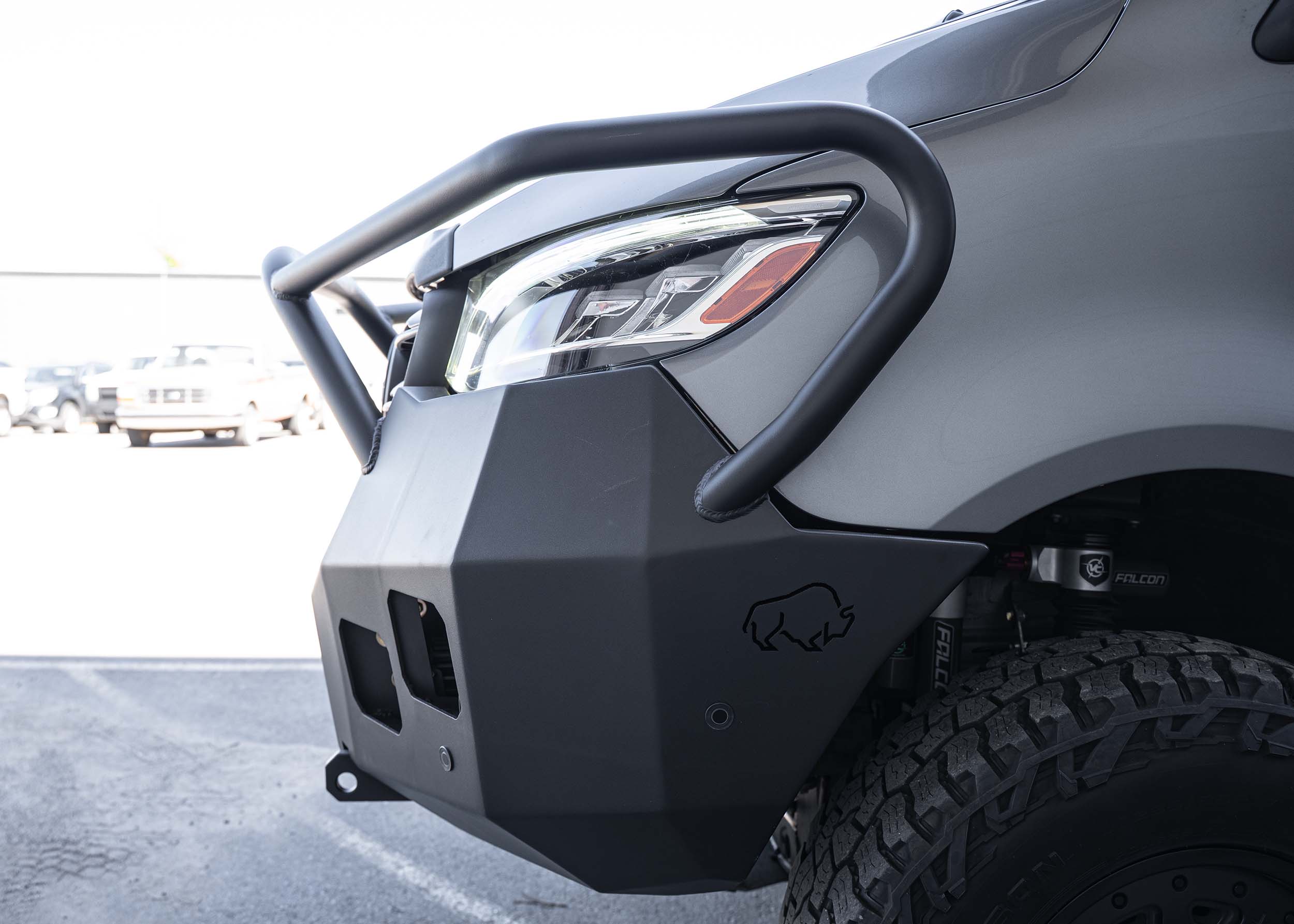 ROAMBUILT Mercedes Sprinter Full Guard Front Bumper (2019-2024) - Image 5