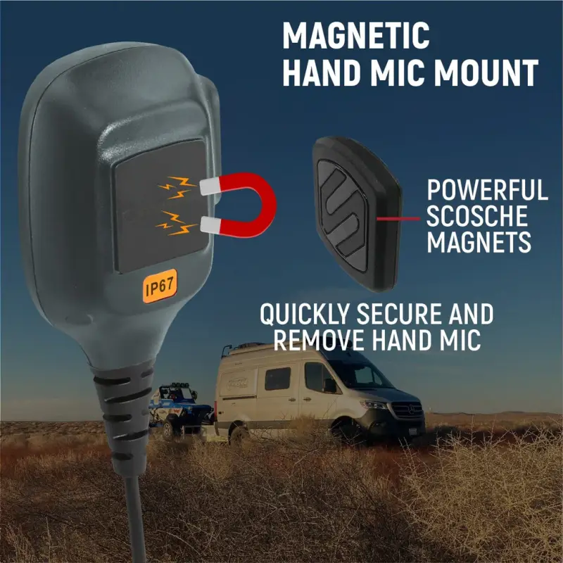 Rugged Radios 2007+ Mercedes Sprinter Radio Kit - G1 41 Waterproof Mobile Radio (25 Watt) - Image 6