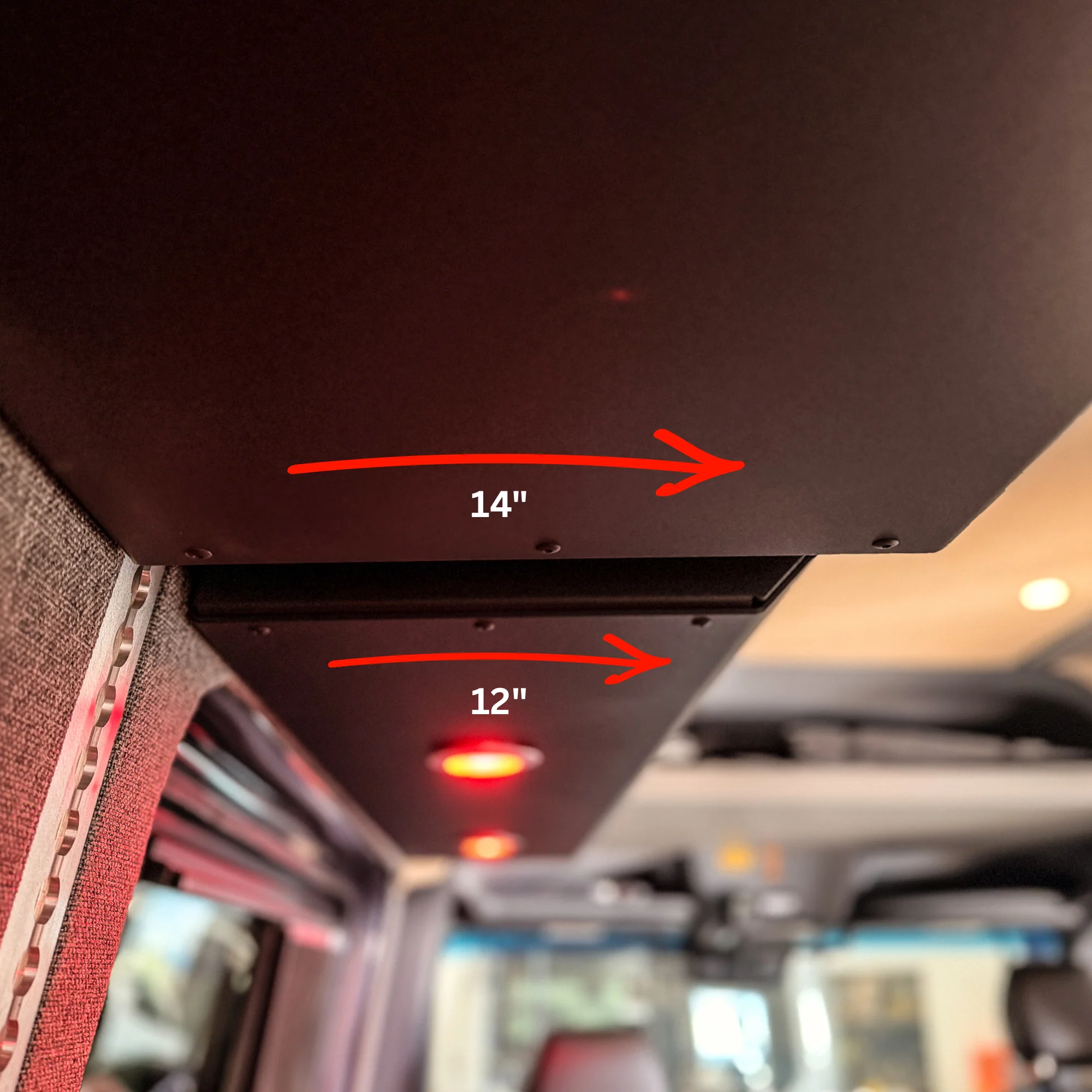 Lost Hiway Sprinter/Transit Slim Overhead Cabinet - Image 3