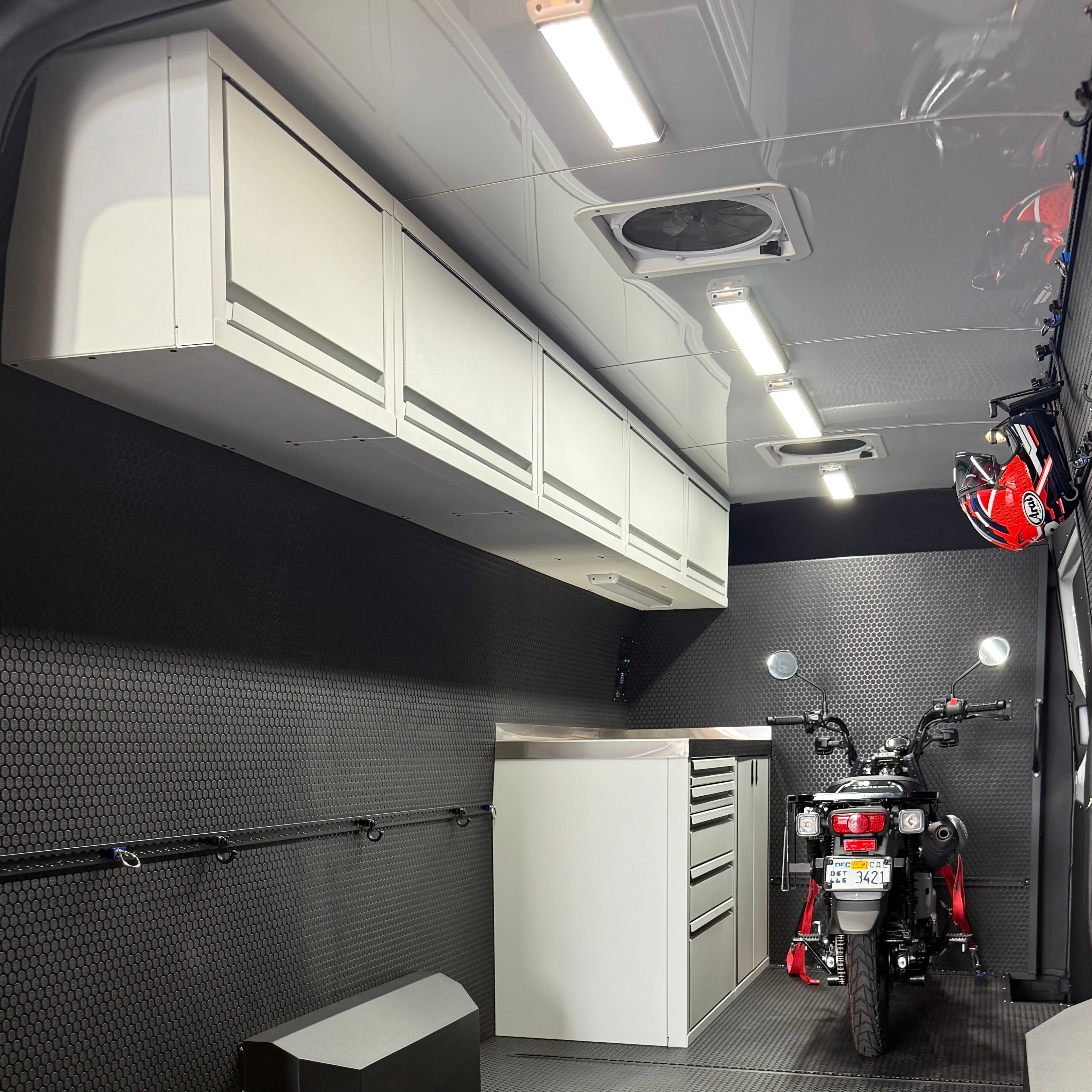 RB Components 2007+ Mercedes Sprinter Van Overhead Cabinet, 16"H x 14"D x 18"W - Image 8