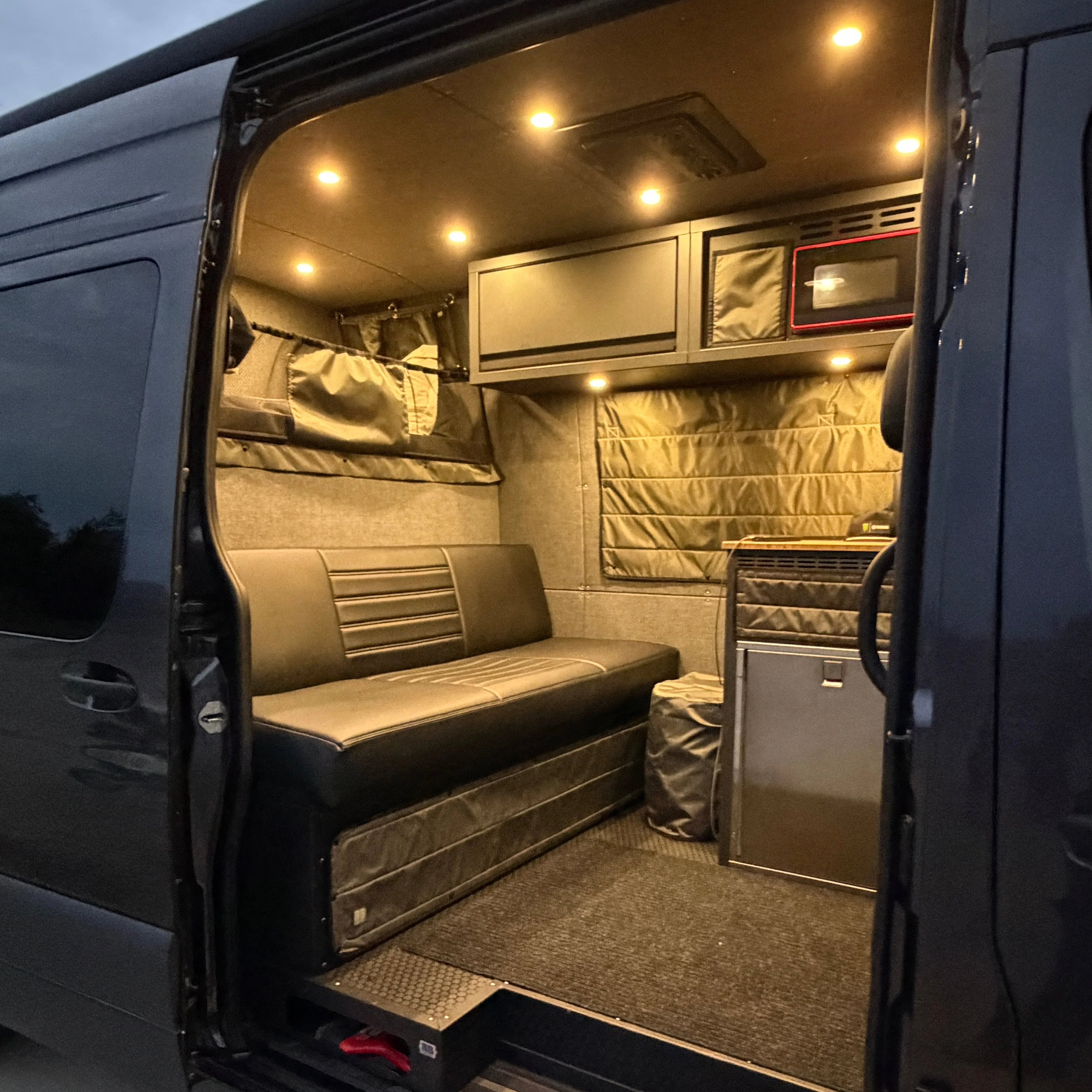RB Components 2007+ Mercedes Sprinter Van Overhead Cabinet, 16"H x 14"D x 24"W - Image 10