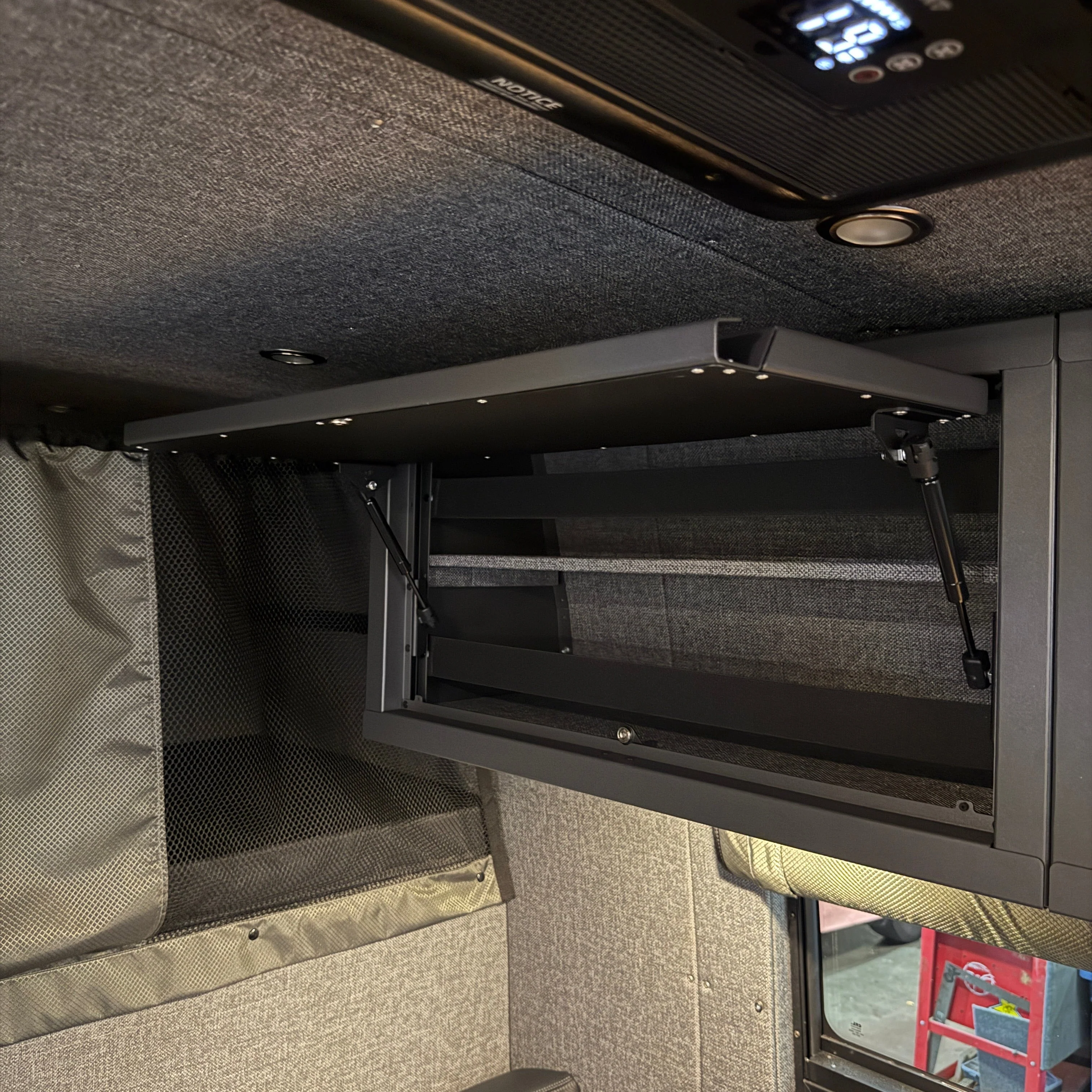 RB Components 2007+ Mercedes Sprinter Van Overhead Cabinet, 16"H x 14"D x 24"W - Image 12
