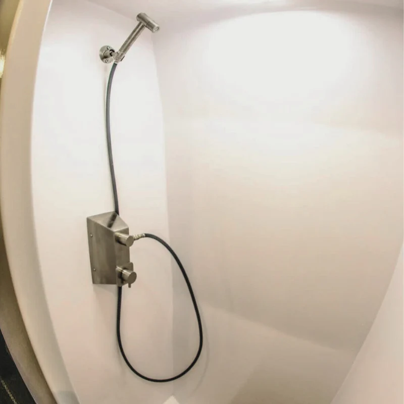 Tetravan Stainless Steel RV and Marine Shower Port System - Image 10