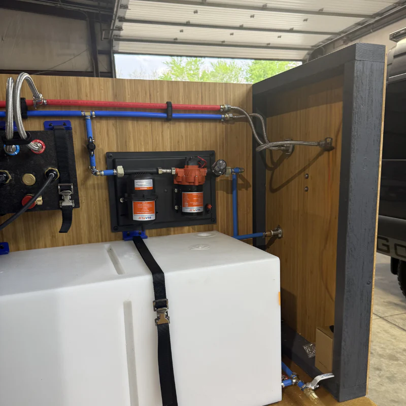 Tetravan Stainless Steel RV and Marine Shower Port System - Image 12