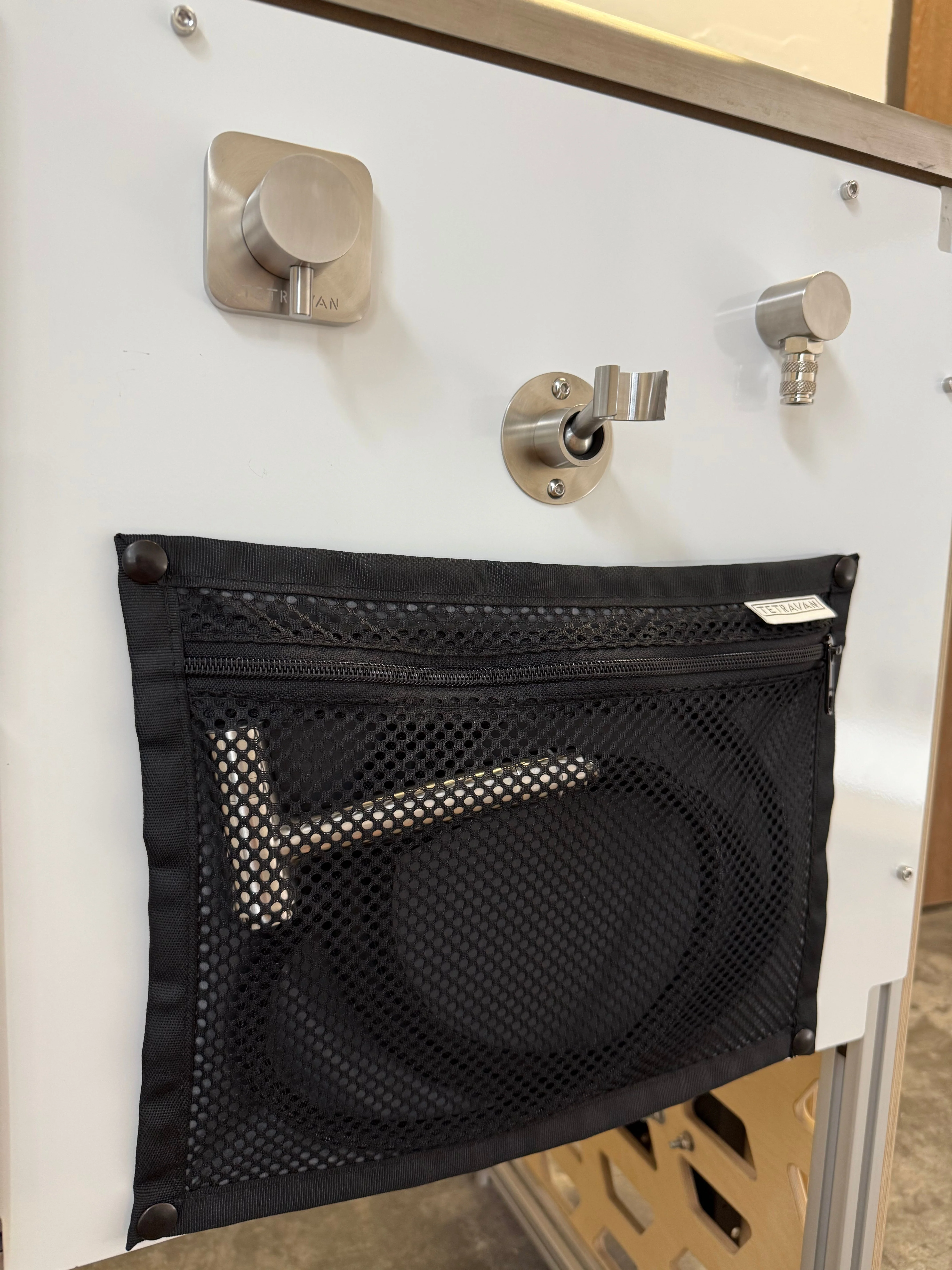 Tetravan Stainless Steel RV and Marine Shower Port System - Image 8