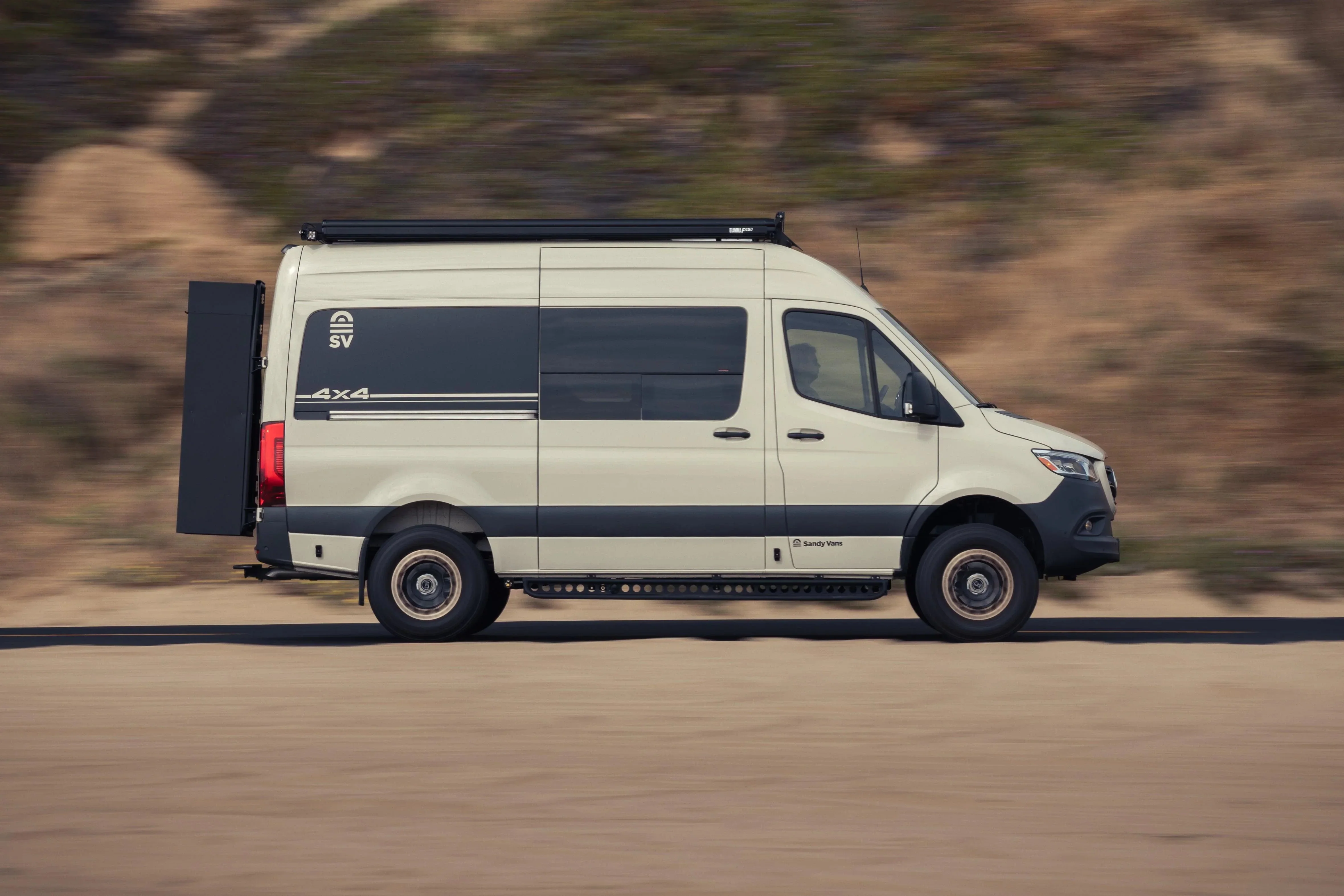 Sandy Vans Mercedes Sprinter Sandbar Roof Rack - Image 14