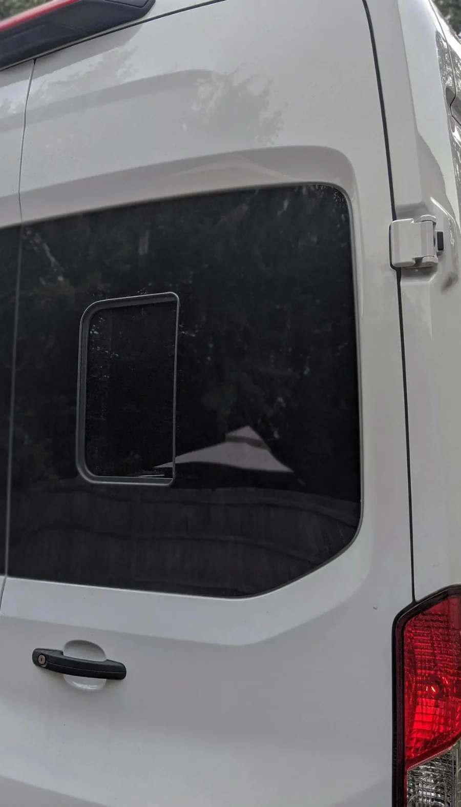 VWD Ford Transit Van Slider Window Medium / High Roof 2015+ Passenger Side Rear Cargo Door (TR215-SE) - Image 2