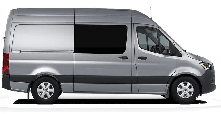 VWD Mercedes Sprinter Van Fixed Window 2007+ Passenger Side Sliding Door (SR101-F)